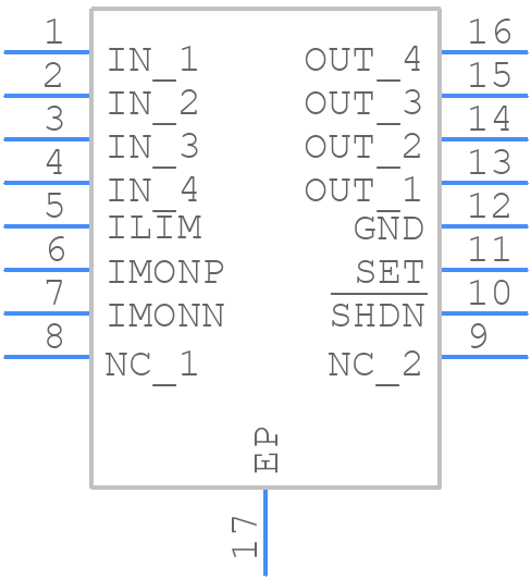 LT3091EFE#PBF - Analog Devices - PCB symbol