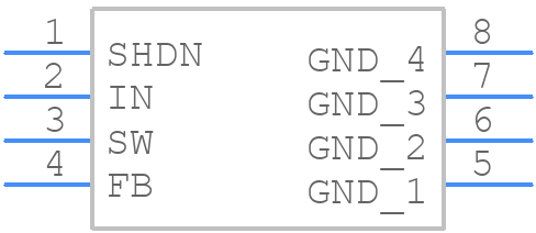 MIC4680-5.0YM-TR - Microchip - PCB symbol