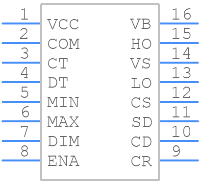 IRS2552DSPBF - Infineon - PCB symbol