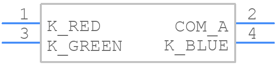 IN-P32TATRGB - Inolux - PCB symbol