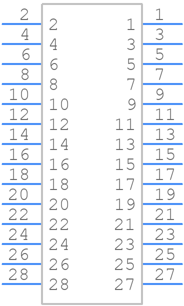 2-1969584-8 - TE Connectivity - PCB symbol