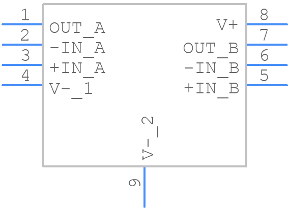 LTC6244IDD#PBF - Analog Devices - PCB symbol