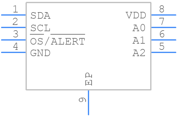 NCT75MNR2G - onsemi - PCB symbol