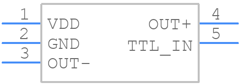 DS90LV011ATMFX/NOPB - Texas Instruments - PCB symbol