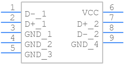 NUC2401MNTAG - onsemi - PCB symbol