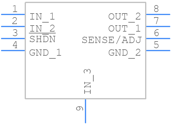 LT3015EDD#TRPBF - Analog Devices - PCB symbol