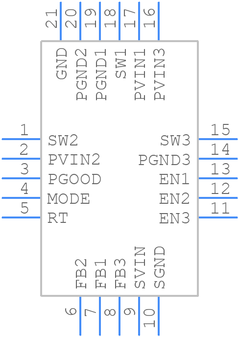 LTC3569EUD#PBF - Analog Devices - PCB symbol