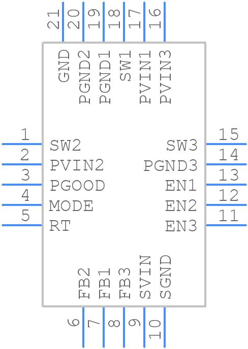 LTC3569IUD#TRPBF - Analog Devices - PCB symbol