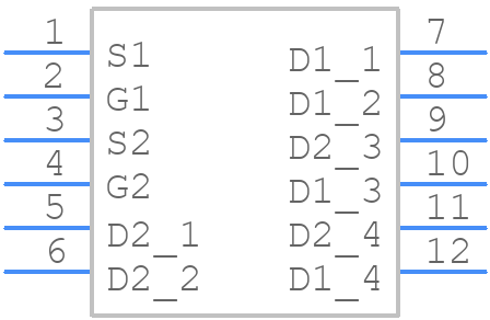 SI7942DP-T1-GE3 - Vishay - PCB symbol