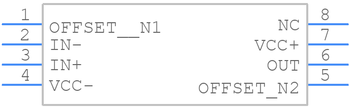 TL051CDG4 - Texas Instruments - PCB symbol
