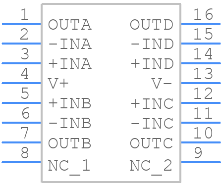 LTC6260IMS#PBF - Analog Devices - PCB symbol