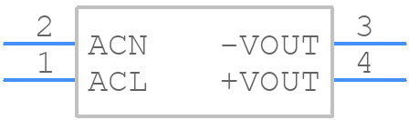 VCE05US05 - XP POWER - PCB symbol