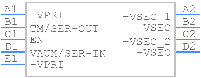 BCM6123TD1E5135T01 - VICOR - PCB symbol