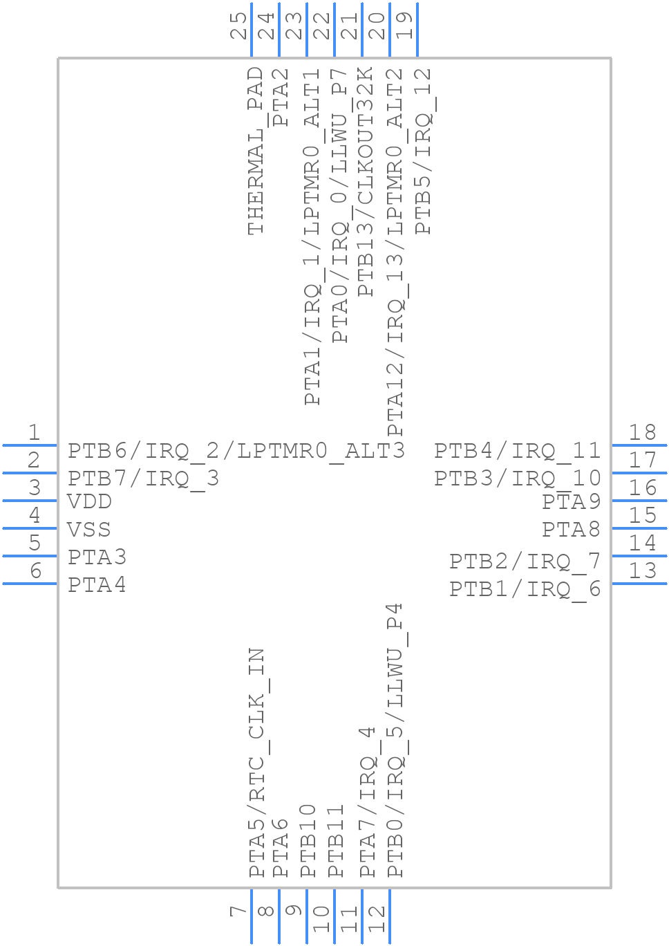 MKL03Z16VFK4 - NXP - PCB symbol