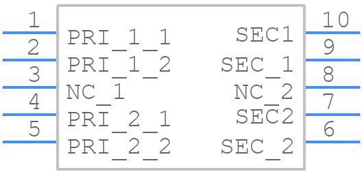 HM2100NL - Yageo Group - PCB symbol