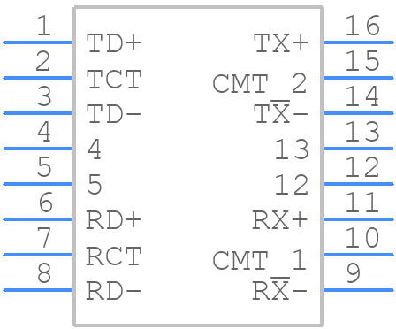 HM1237NL - Yageo Group - PCB symbol