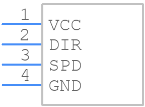 A1233LK-T - Allegro Microsystems - PCB symbol