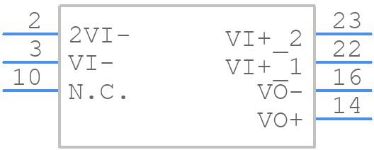 20IMX4-03-8 - Bel Power Solutions - PCB symbol