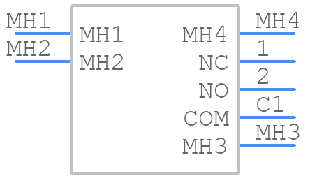 SK15BG13 - NKK Switches - PCB symbol
