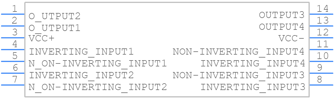 LM339ADT - STMicroelectronics - PCB symbol