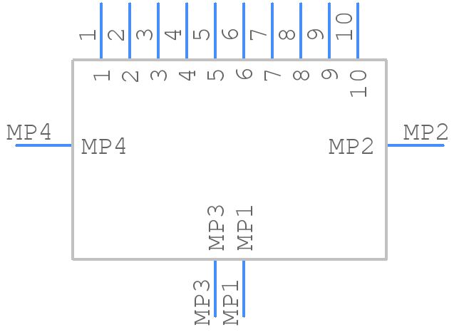 0527451097 - Molex - PCB symbol