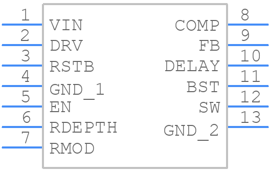 NCV890104MWR2G - onsemi - PCB symbol