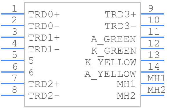 ARJ11E-MBSA-A-B-FM2 - ABRACON - PCB symbol