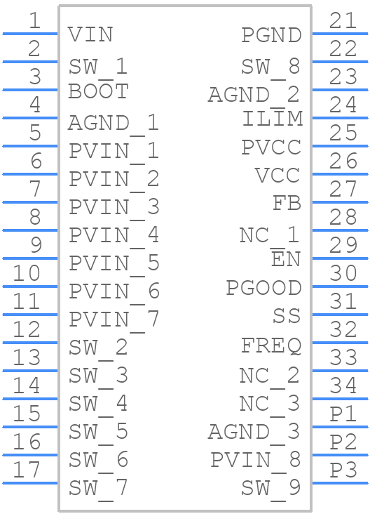 FAN23SV10MAMPX - onsemi - PCB symbol