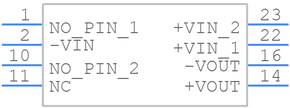 PXC-M10-24WS3P3 - TDK Lambda - PCB symbol