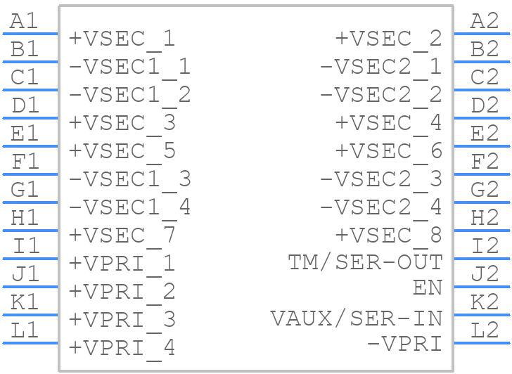 BCM6123TD1E13A3T01 - VICOR - PCB symbol