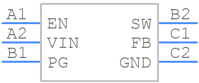 TPS62088YFPT - Texas Instruments - PCB symbol