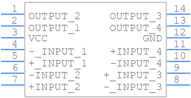 LM339DR2G - onsemi - PCB symbol