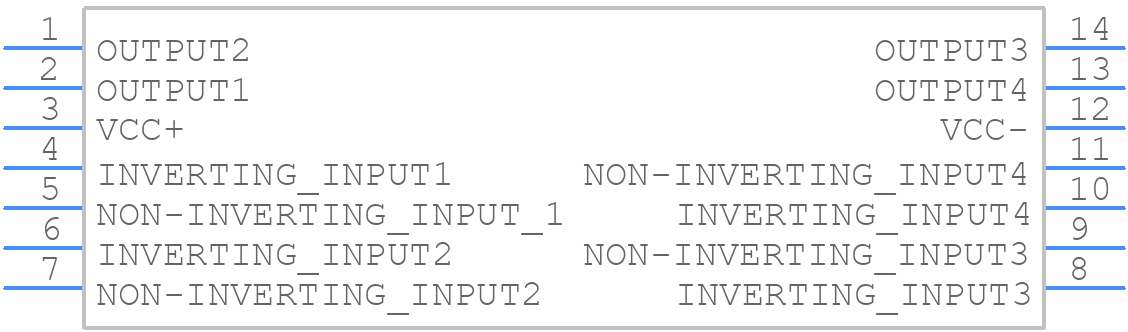 LM339DT - STMicroelectronics - PCB symbol