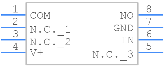 TS12A4514PG4 - Texas Instruments - PCB symbol