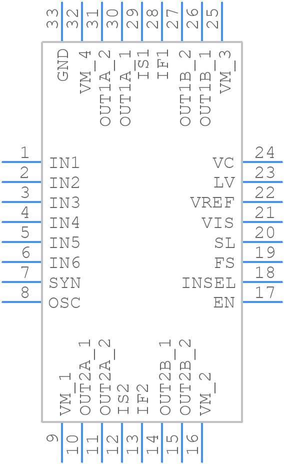 AP1025BEN - Asahi Kasei Microdevices - PCB symbol