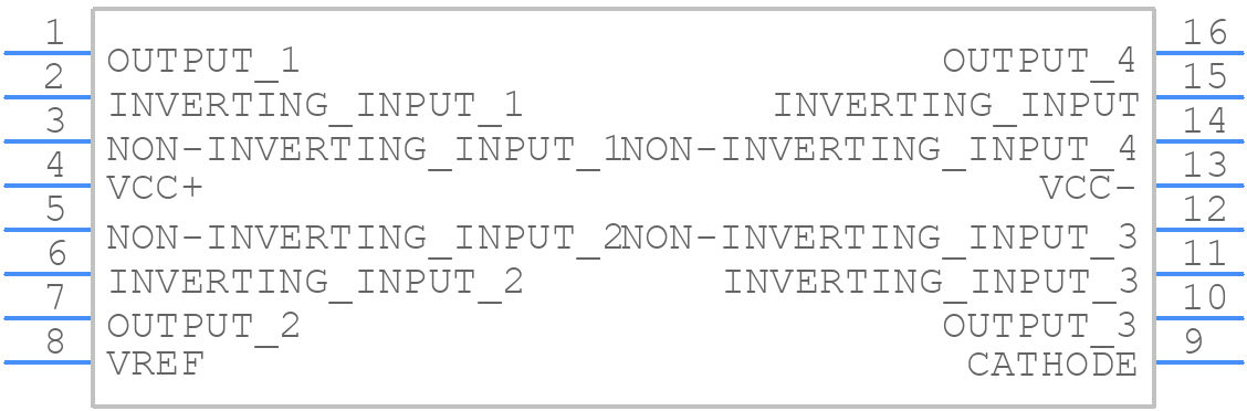 TSM102AID - STMicroelectronics - PCB symbol