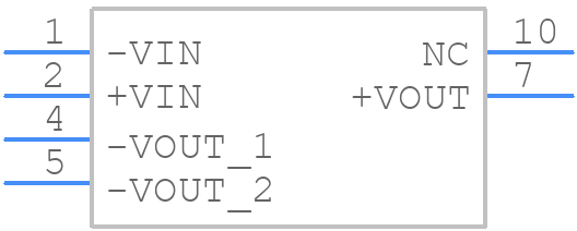 R1Z-3.305/HP - RECOM Power - PCB symbol