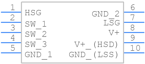 FDPC8011S - onsemi - PCB symbol
