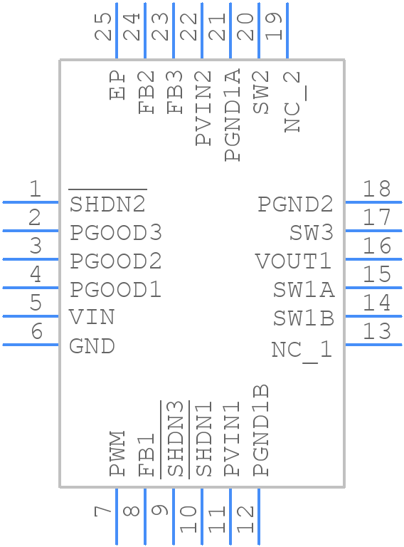 LTC3521IUF#PBF - Analog Devices - PCB symbol