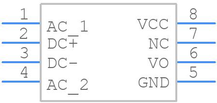 HCPL3700SV - onsemi - PCB symbol