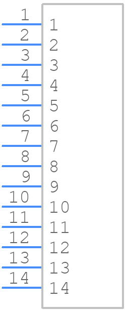 BCS-114-TM-S-TE - SAMTEC - PCB symbol