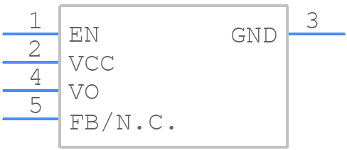 BDJ2FC0WFP-E2 - ROHM Semiconductor - PCB symbol