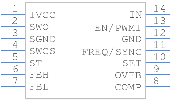 TLD5097EL - Infineon - PCB symbol