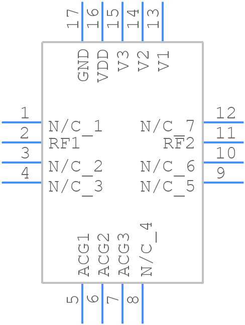 HMC468ALP3ETR - Analog Devices - PCB symbol