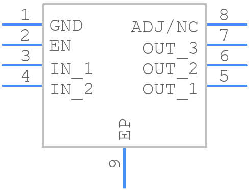 AP7362-33SP-13 - Diodes Incorporated - PCB symbol