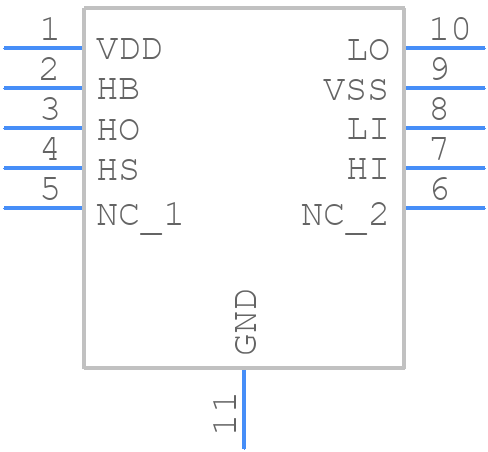 NCP81075MTTXG - onsemi - PCB symbol