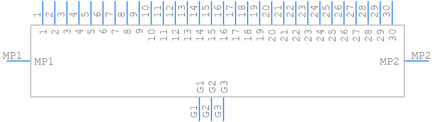 501864-3091 - Molex - PCB symbol