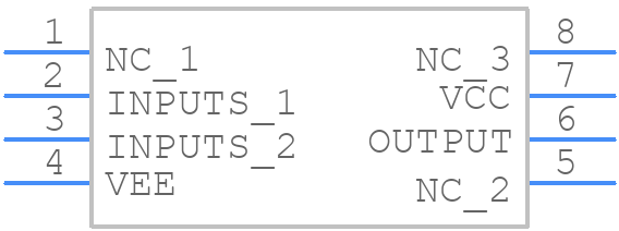 MC33201VDR2G - onsemi - PCB symbol