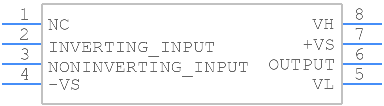 OPA698IDG4 - Texas Instruments - PCB symbol