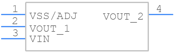 AMS1117-ADJ - Shikues - PCB symbol